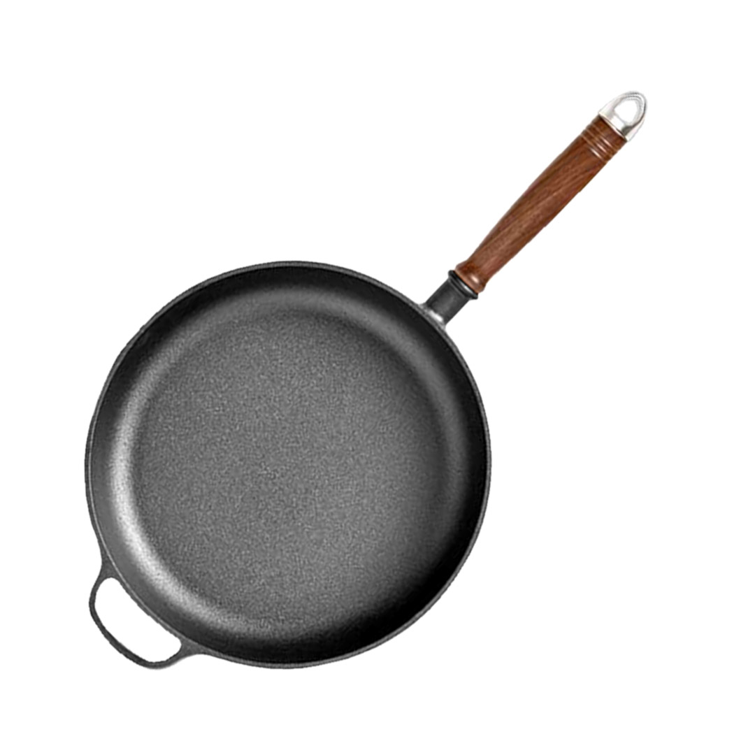 Soga 29Cm Round Cast Iron Frying Pan Skillet Steak Sizzle Platter With Helper Handle, Home &Amp; Living, Kitchen &Amp; Dining, Cookware, Frying Pans, ,  - Nz Depot 1