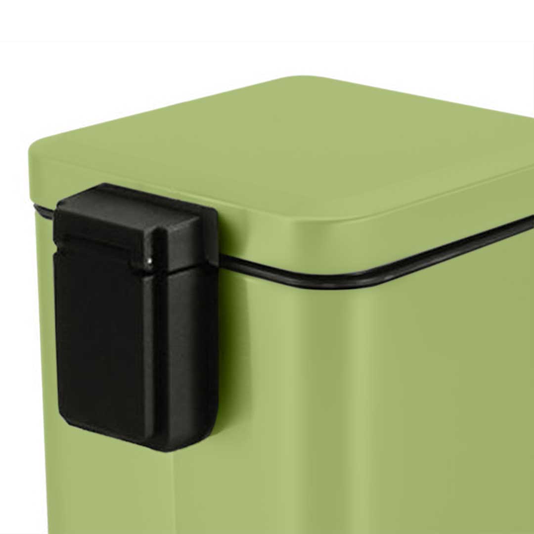 Soga 2X 12L Foot Pedal Stainless Steel Rubbish Recycling Garbage Waste Trash Bin Square Green, Home &Amp; Living, Kitchen &Amp; Dining, Kitchen Storage, Kitchen Bins, ,  - Nz Depot 4