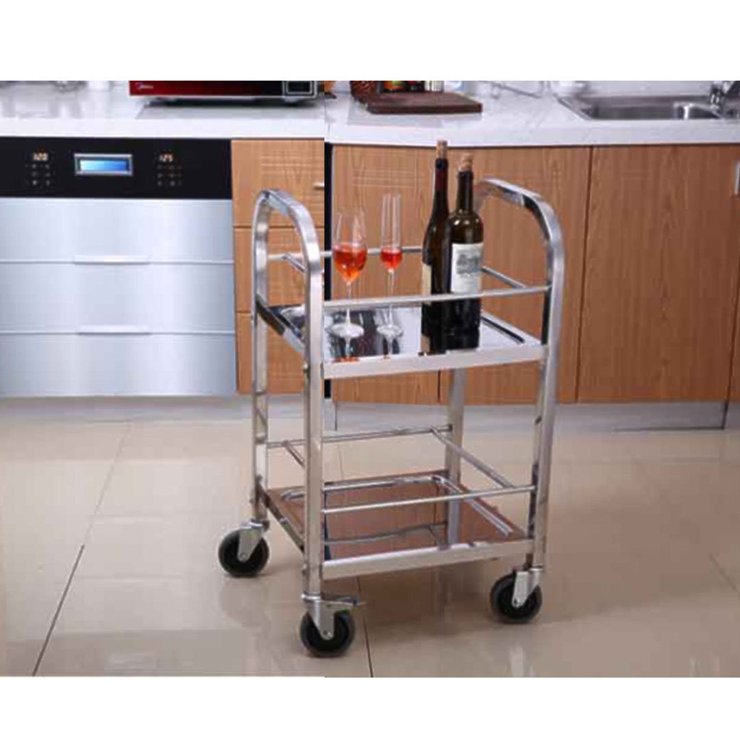 Soga 2X 2 Tier 500X500X950 Stainless Steel Square Tube Drink Wine Food Utility Cart, Business &Amp; Industrial, Food Service, Food Service Carts, , ,  - Nz Depot 8