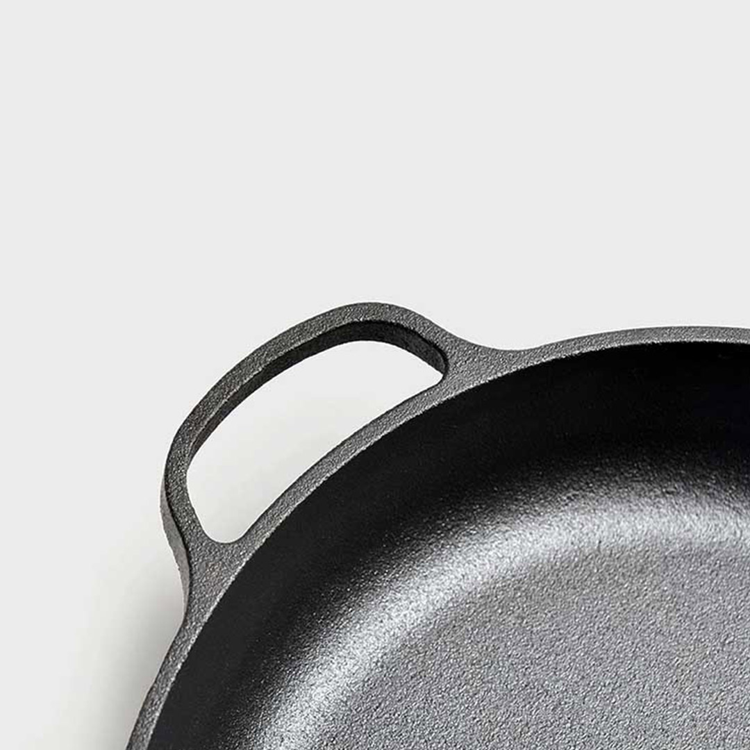 Soga 2X 29Cm Round Cast Iron Frying Pan Skillet Steak Sizzle Platter With Helper Handle, Home &Amp; Living, Kitchen &Amp; Dining, Cookware, Frying Pans, ,  - Nz Depot 4