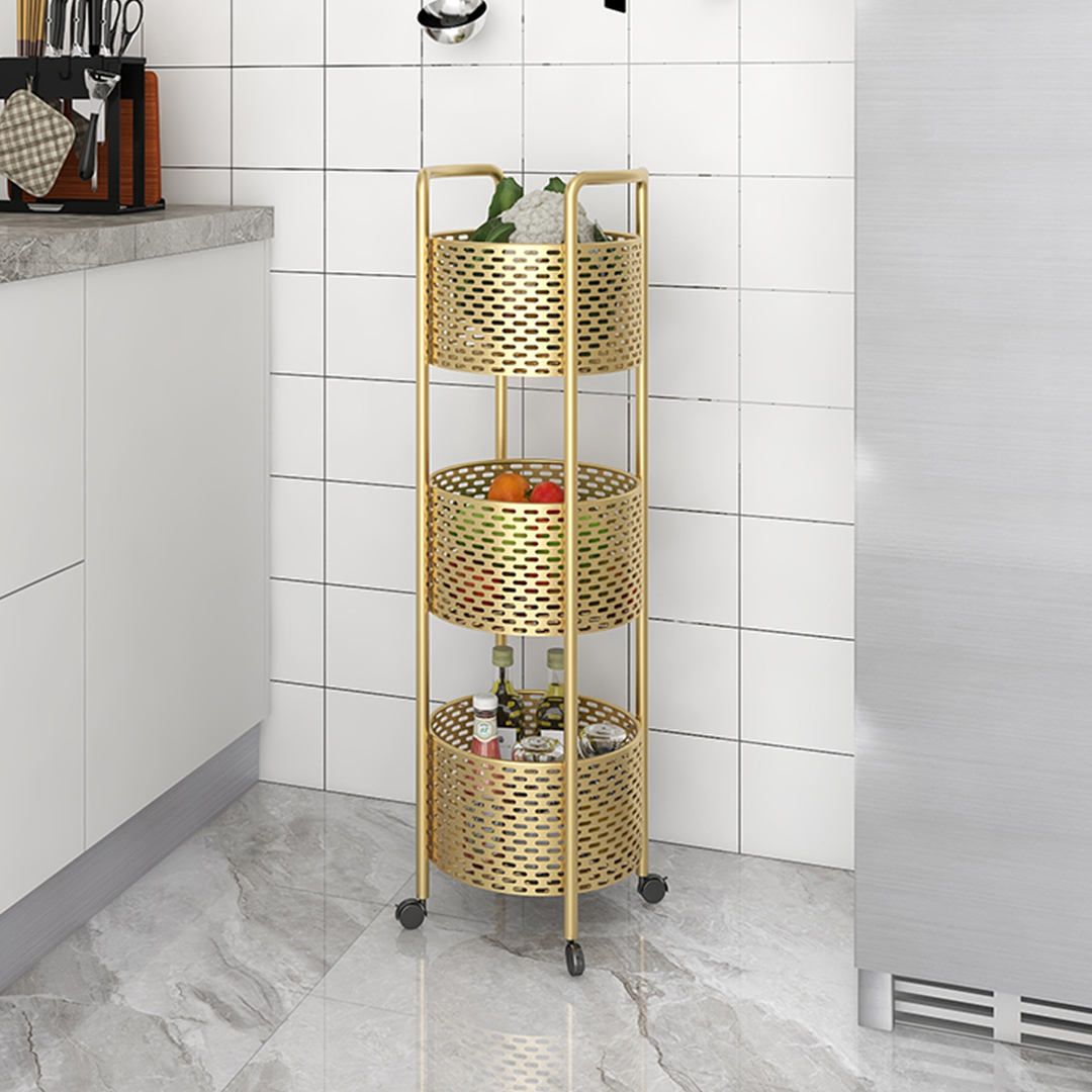 SOGA 2X 3 Tier Bathroom Shelf Multifunctional Storage Display Rack Organiser with wheels, Home, Bathroom, Bathroom Accessories, Bathroom Storage, ,  - NZ DEPOT 4