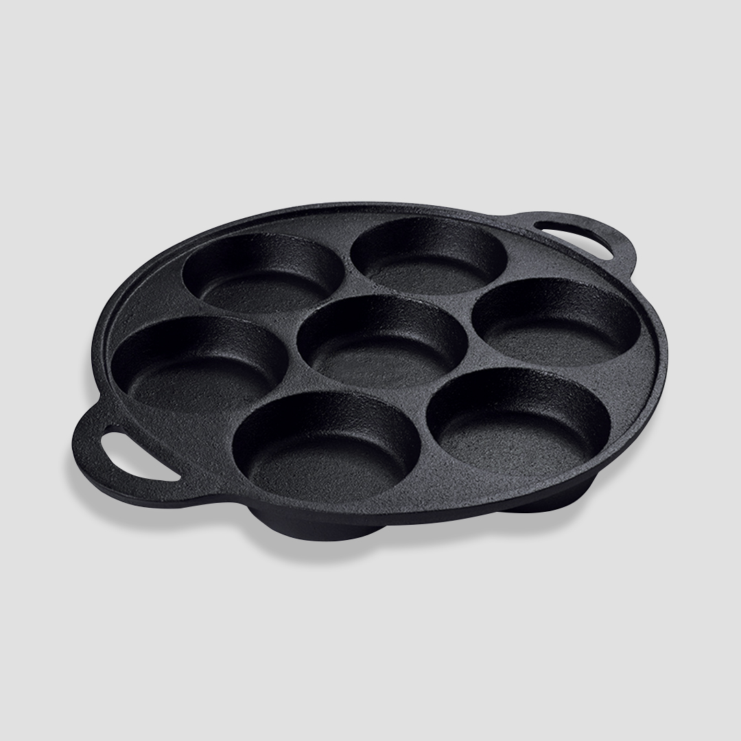 Soga 2X 31.5Cm Cast Iron Takoyaki Fry Pan Octopus Balls Maker 7 Hole Cavities Grill Mold, Home &Amp; Living, Kitchen &Amp; Dining, Cookware, Frying Pans, ,  - Nz Depot 2