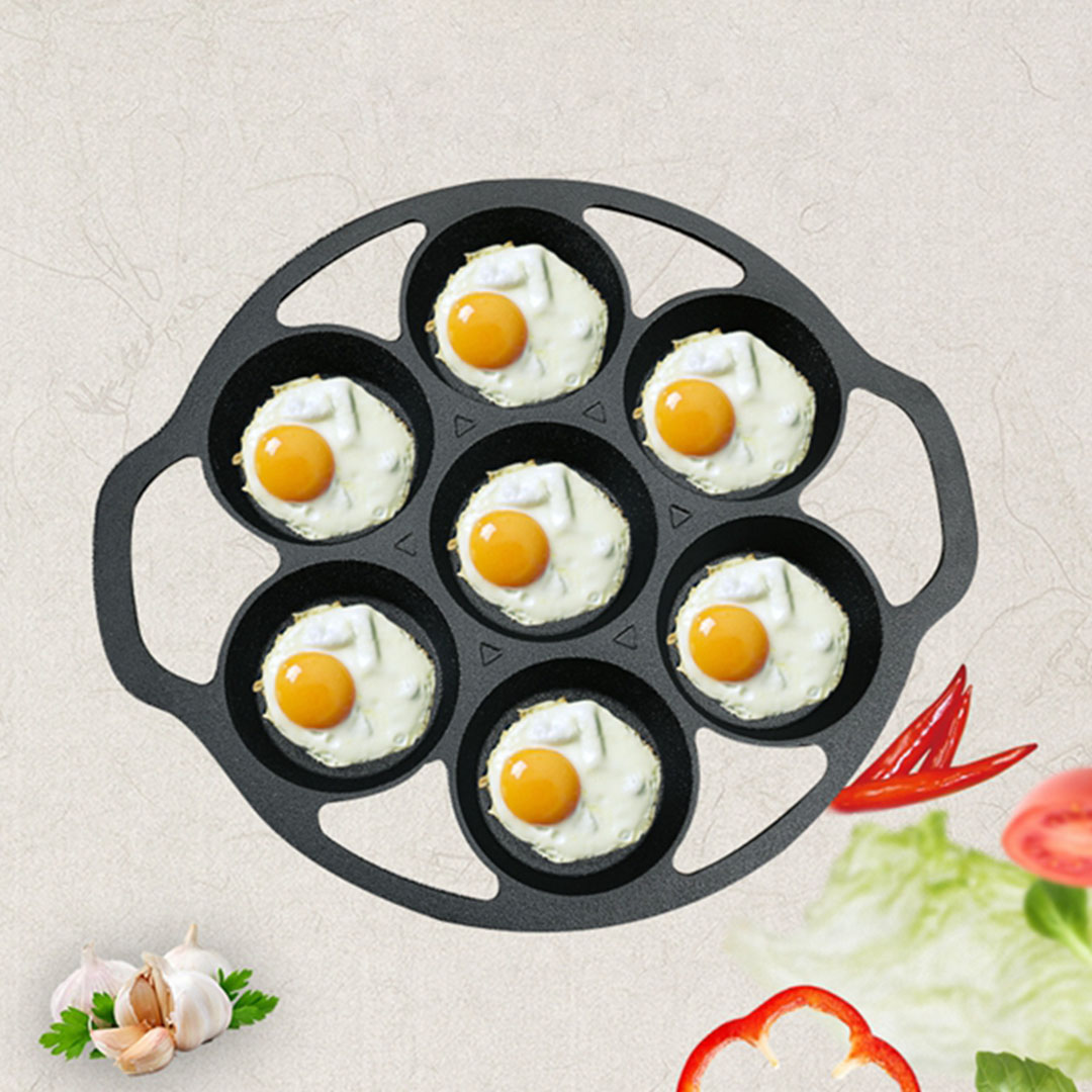 Soga 2X 32Cm Cast Iron Takoyaki Fry Pan Octopus Balls Maker 7 Hole Cavities Grill Mold, Home &Amp; Living, Kitchen &Amp; Dining, Cookware, Frying Pans, ,  - Nz Depot 8