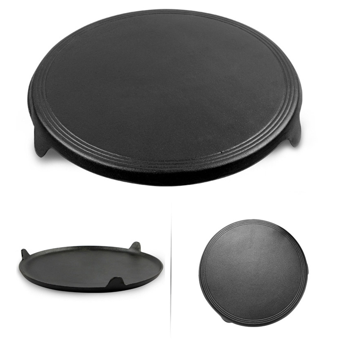 Soga 2X 33Cm Reversible Round Cast Iron Induction Crepes Pan Baking Cookie Pancake Pizza Bakeware, Home &Amp; Living, Kitchen &Amp; Dining, Cookware, Frying Pans, ,  - Nz Depot 5