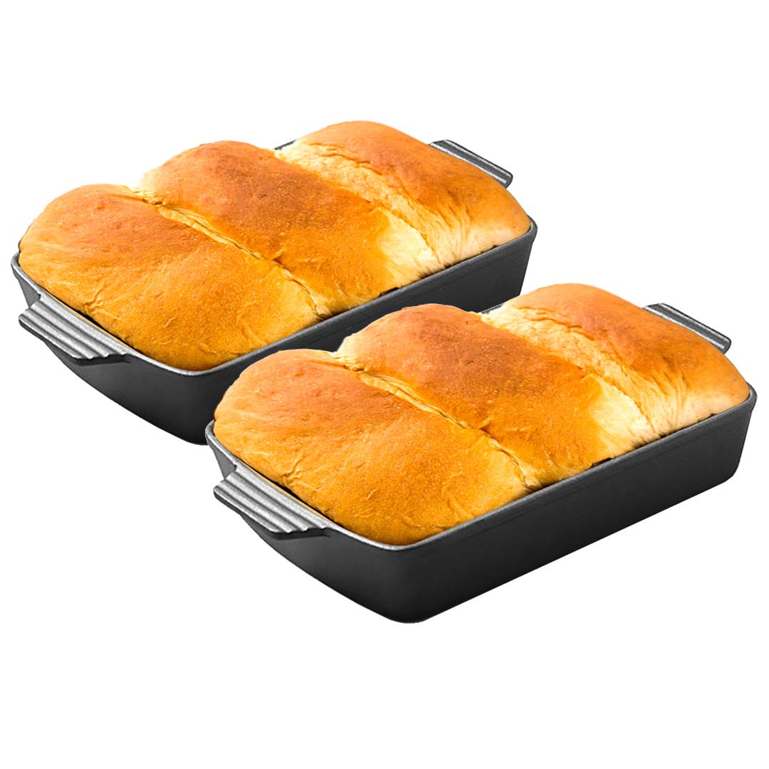 Soga 2X 33Cm Cast Iron Rectangle Bread Cake Baking Dish Lasagna Roasting Pan, Home &Amp; Living, Kitchen &Amp; Dining, Bakeware, Baking Dishes, ,  - Nz Depot 1