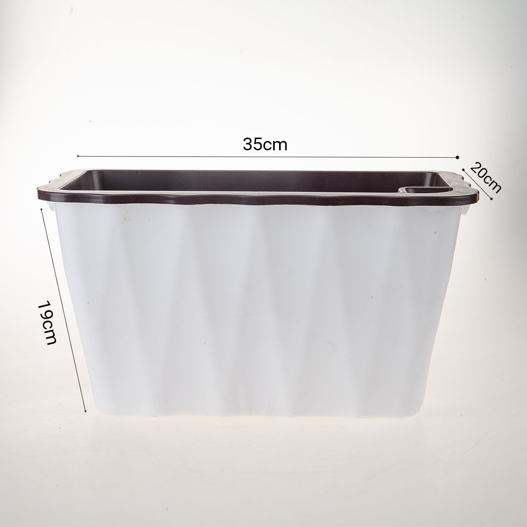 Soga 2X 35Cm Small White Rectangular Flowerpot Vegetable Herb Flower Outdoor Plastic Box Garden Decor, Home &Amp; Living, Home Decor, Indoor Pots, Planters And Plant Stands, , ,  - Nz Depot 6