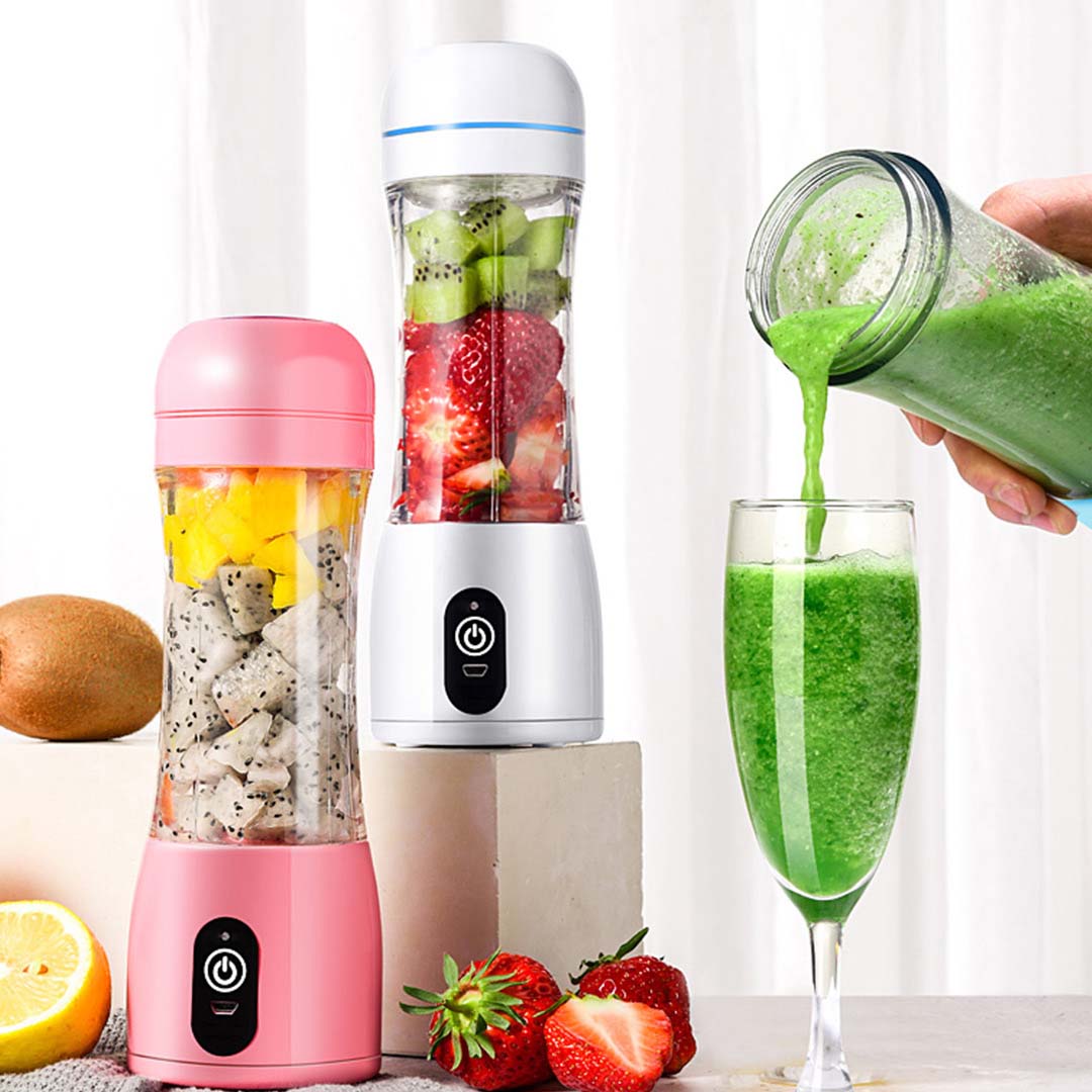 Soga 2X 380Ml Portable Mini Usb Rechargeable Handheld Fruit Mixer Juicer White, Electronics &Amp; Appliances, Appliances, Small Kitchen Appliances, Coffee Machines &Amp; Beverages, Juicers,  - Nz Depot 5