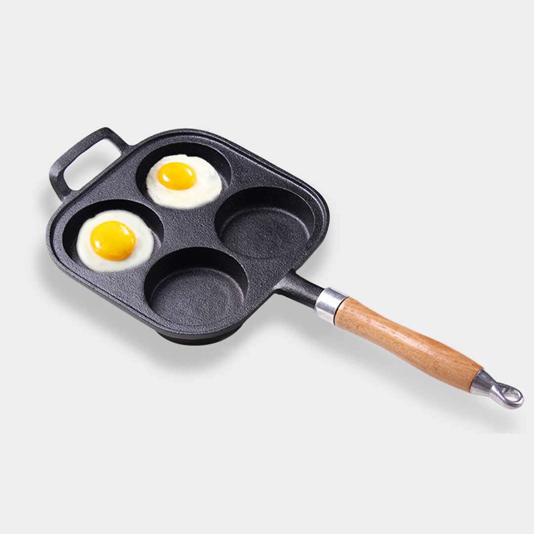 Soga 2X 4 Mold Cast Iron Breakfast Fried Egg Pancake Omelette Fry Pan, Home &Amp; Living, Kitchen &Amp; Dining, Cookware, Frying Pans, ,  - Nz Depot 4