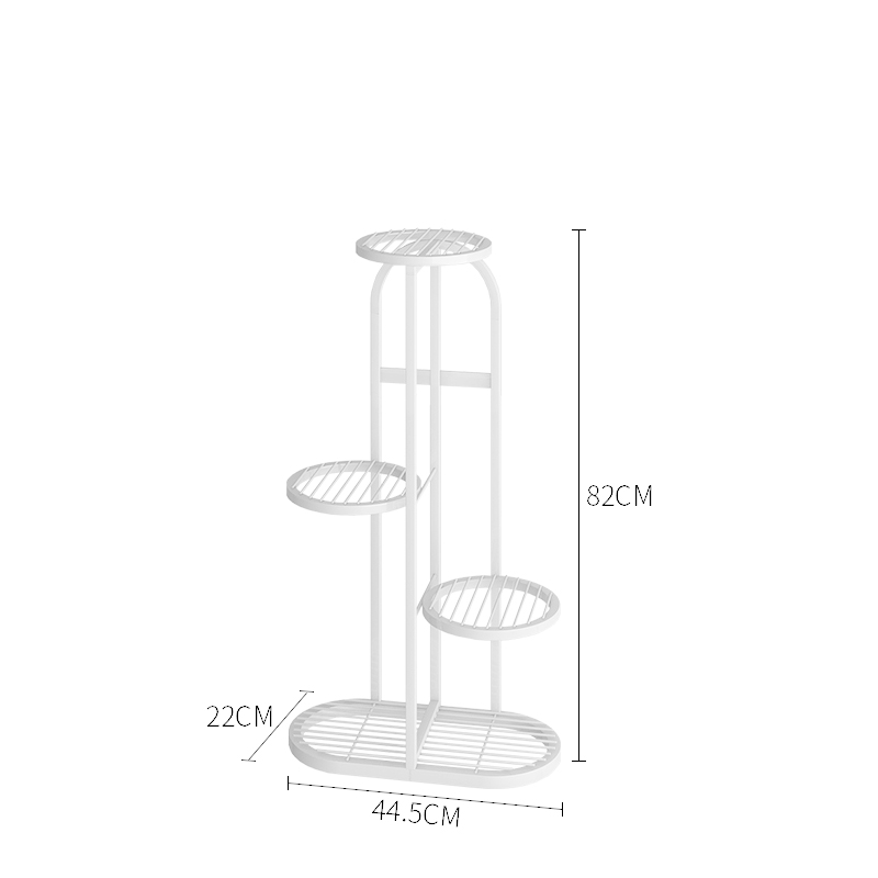 Soga 2X 4 Tier 5 Pots White Metal Plant Rack Flowerpot Storage Display Stand Holder Home Garden Decor, Home &Amp; Living, Home Decor, Indoor Pots, Planters And Plant Stands, , ,  - Nz Depot 6