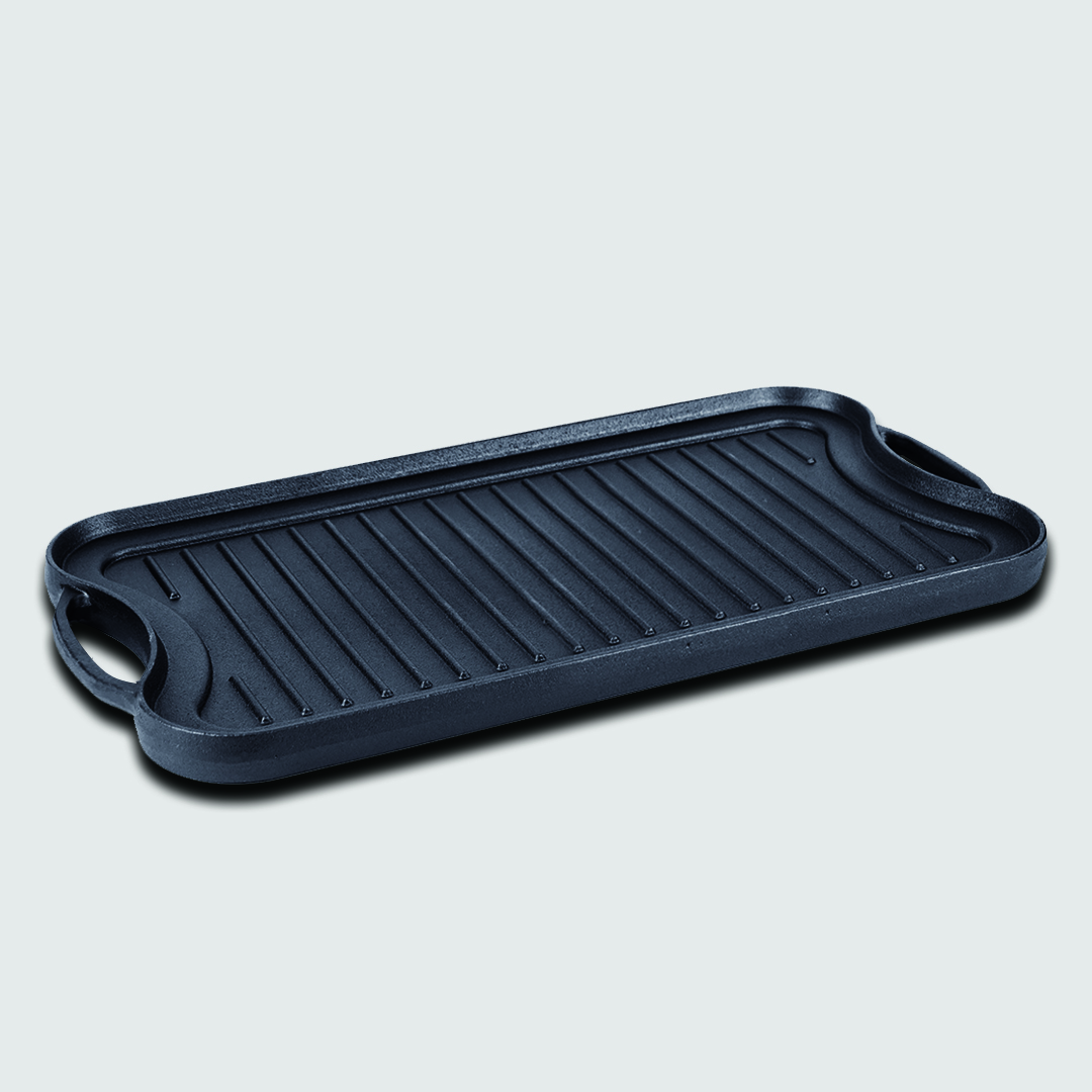 Soga 2X 50.8Cm Cast Iron Ridged Griddle Hot Plate Grill Pan Bbq Stovetop, Home &Amp; Living, Kitchen &Amp; Dining, Cookware, Frying Pans, ,  - Nz Depot 5