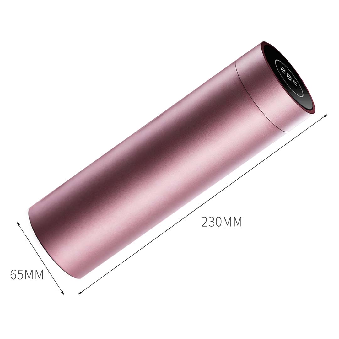 SOGA 2X 500ML Stainless Steel Smart LCD Thermometer Display Bottle Vacuum Flask Thermos Rose Gold, home & living, kitchen & dining, drinkware, bottles & jugs, ,  - NZ DEPOT 3