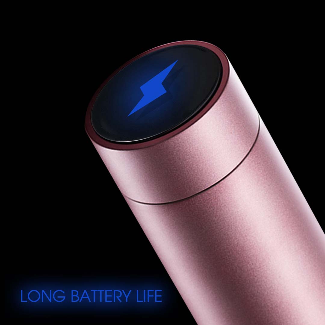 SOGA 2X 500ML Stainless Steel Smart LCD Thermometer Display Bottle Vacuum Flask Thermos Rose Gold, home & living, kitchen & dining, drinkware, bottles & jugs, ,  - NZ DEPOT 6