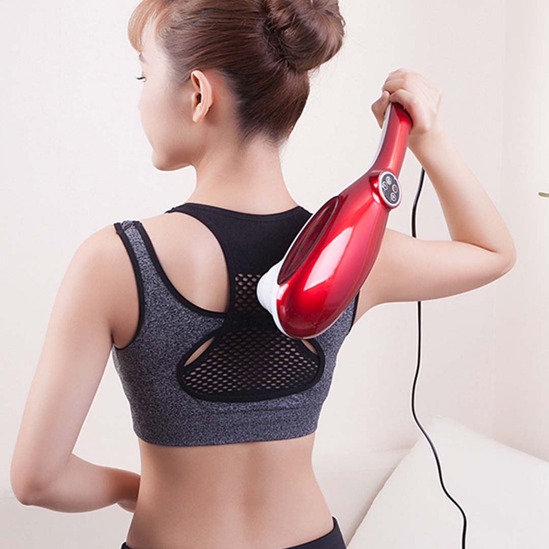 Soga 2X 6 Heads Portable Handheld Massager Soothing Stimulate Blood Flow Shoulder Red, Health &Amp; Beauty &Gt; Personal Care &Gt; Massagers, , , , ,  - Nz Depot 4