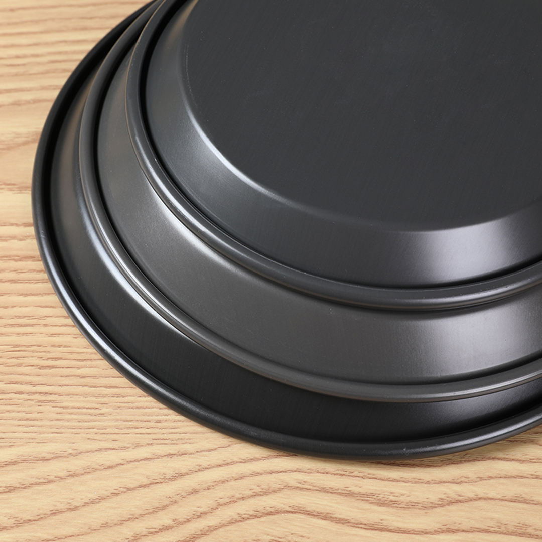 Soga 2X 7-Inch Round Black Steel Non-Stick Pizza Tray Oven Baking Plate Pan, Home &Amp; Living, Kitchen &Amp; Dining, Kitchen Tools &Amp; Utensils, Pasta &Amp; Pizza Tools, ,  - Nz Depot 4