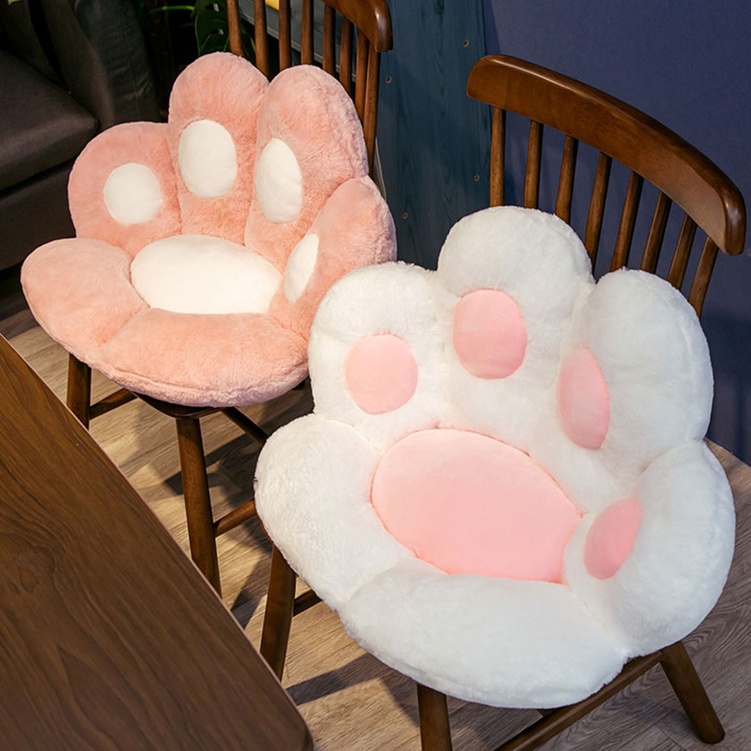 SOGA 2X 70cm Pink Paw Shape Cushion Warm Lazy Sofa Decorative Pillow Backseat Plush Mat Home Decor, Furniture, Living Room Furniture, Occasional Chairs, ,  - NZ DEPOT 3