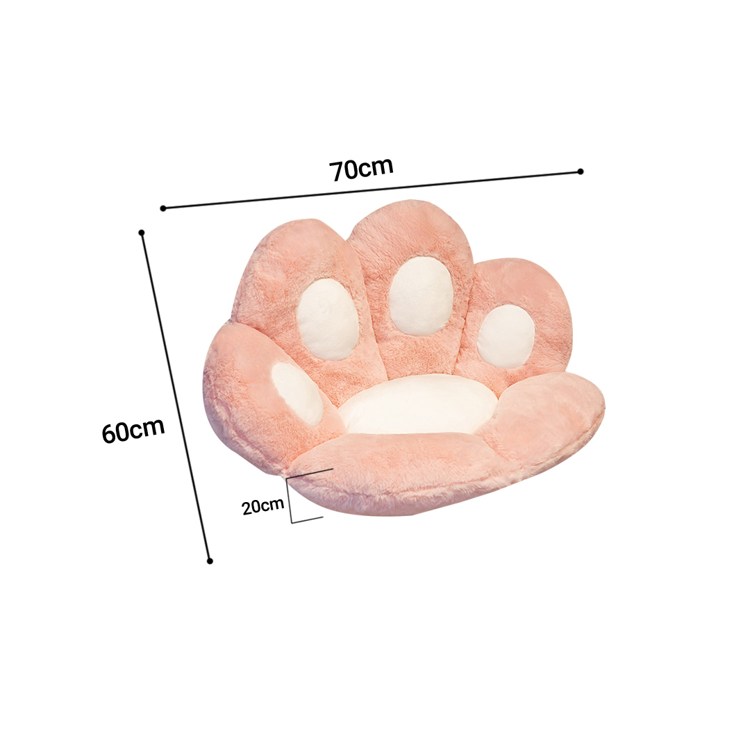 SOGA 2X 70cm Pink Paw Shape Cushion Warm Lazy Sofa Decorative Pillow Backseat Plush Mat Home Decor, Furniture, Living Room Furniture, Occasional Chairs, ,  - NZ DEPOT 6