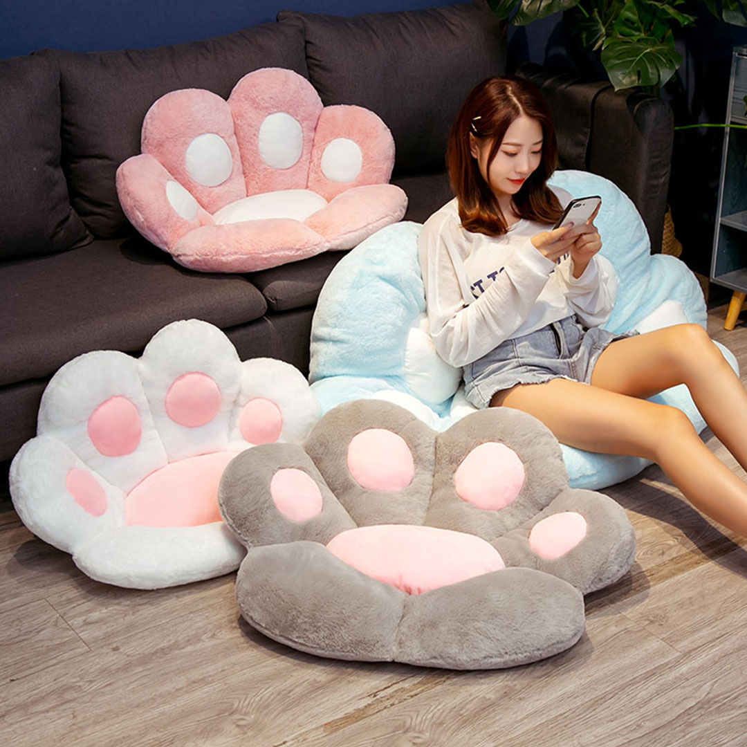 SOGA 2X 70cm Pink Paw Shape Cushion Warm Lazy Sofa Decorative Pillow Backseat Plush Mat Home Decor, Furniture, Living Room Furniture, Occasional Chairs, ,  - NZ DEPOT 7