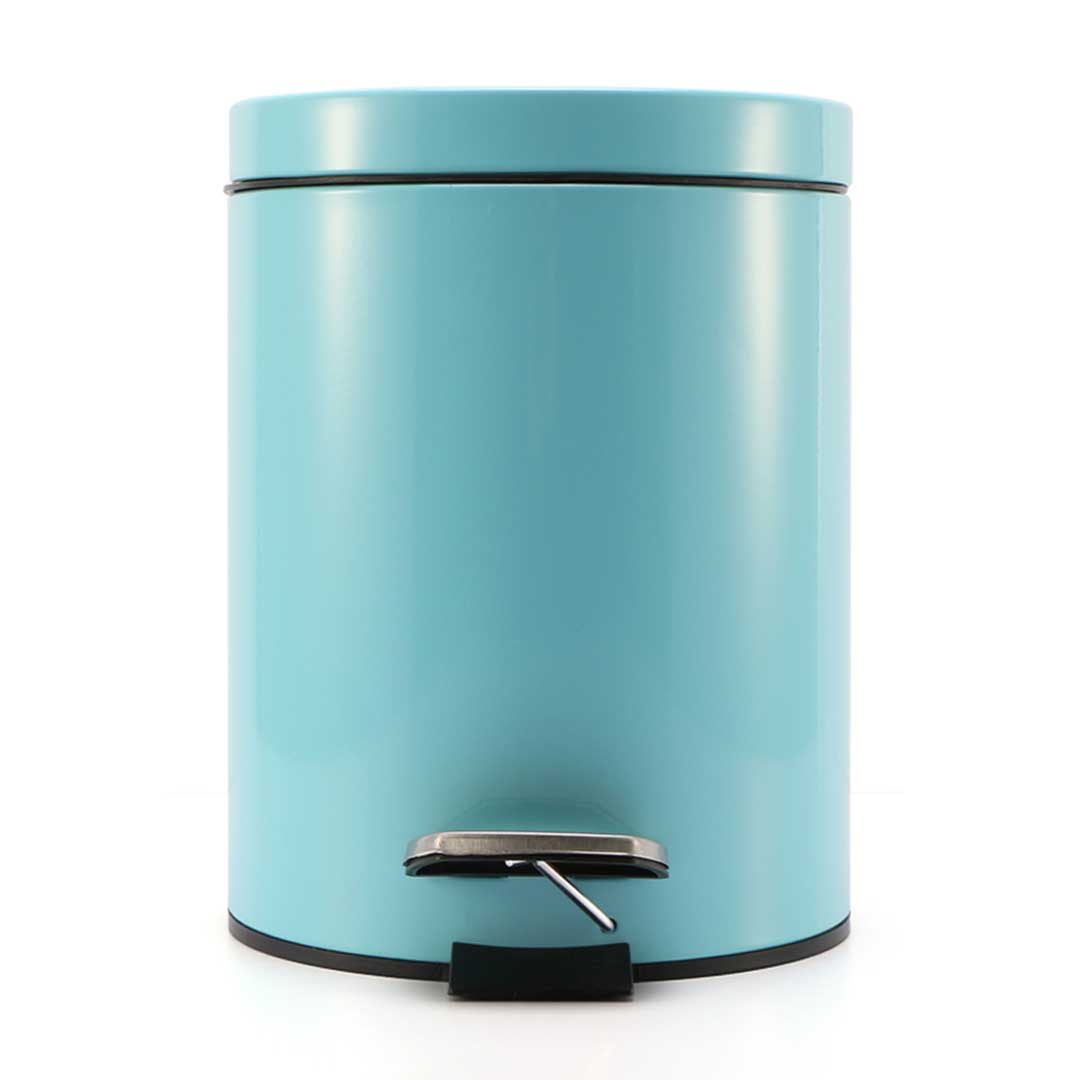 Soga 2X 7L Foot Pedal Stainless Steel Rubbish Recycling Garbage Waste Trash Bin Round Blue, Home &Amp; Living, Kitchen &Amp; Dining, Kitchen Storage, Kitchen Bins, ,  - Nz Depot 2