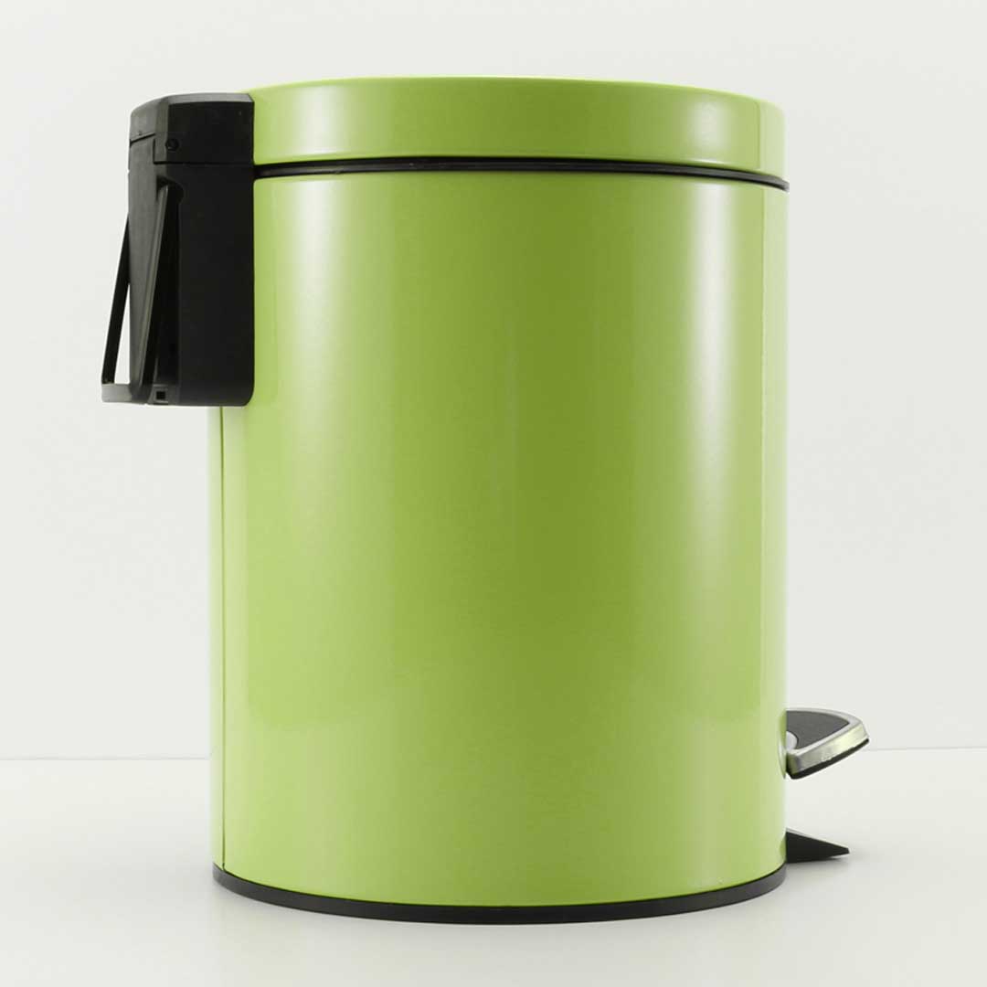 Soga 2X 7L Foot Pedal Stainless Steel Rubbish Recycling Garbage Waste Trash Bin Round Green, Home &Amp; Living, Kitchen &Amp; Dining, Kitchen Storage, Kitchen Bins, ,  - Nz Depot 3