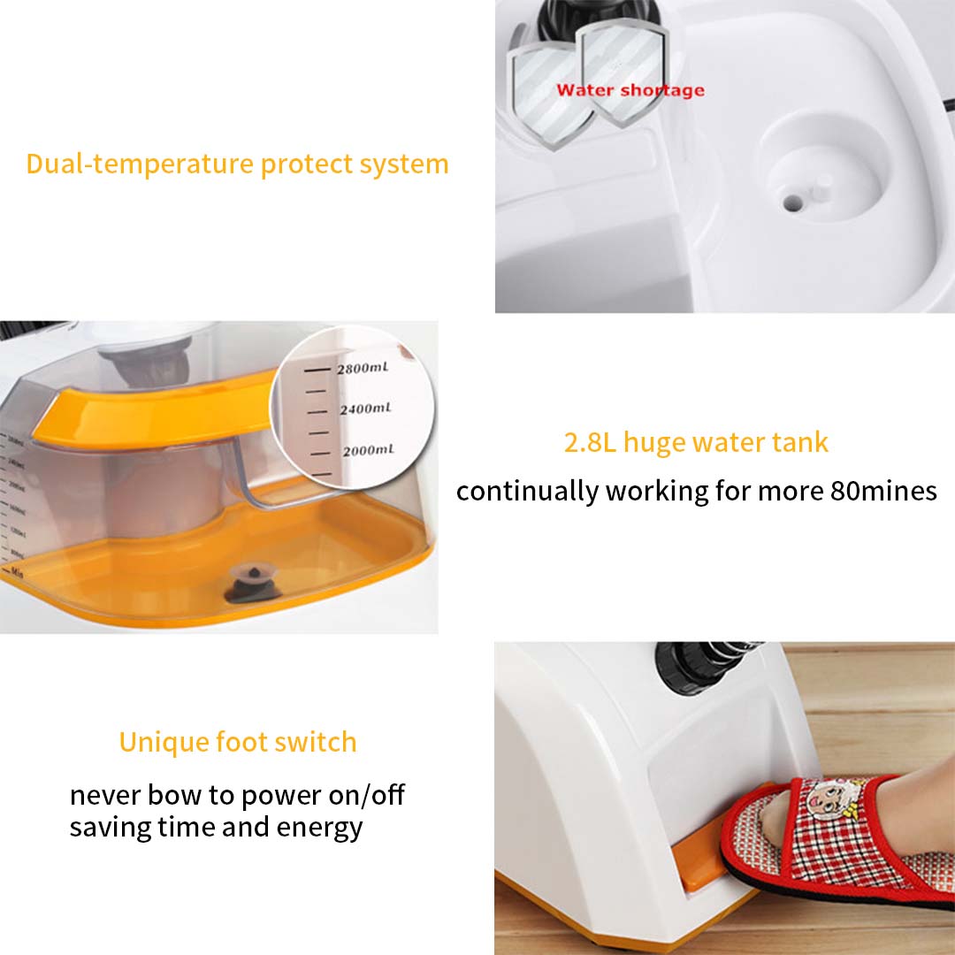 Soga 2X 80Min Garment Steamer Portable Cleaner Steam Iron White, Electronics &Amp; Appliances, Appliances, Small Home Appliances, Irons &Amp; Steam Stations, Garment Steamers,  - Nz Depot 6