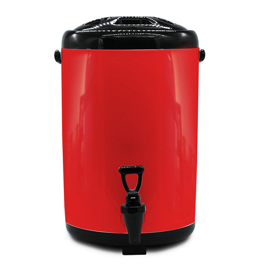 Soga 2X 8L Stainless Steel Insulated Milk Tea Barrel Hot And Cold Beverage Dispenser Container With Faucet Red, Home &Amp; Living, Kitchen &Amp; Dining, Barware, Spirit Dispensers, ,  - Nz Depot 3