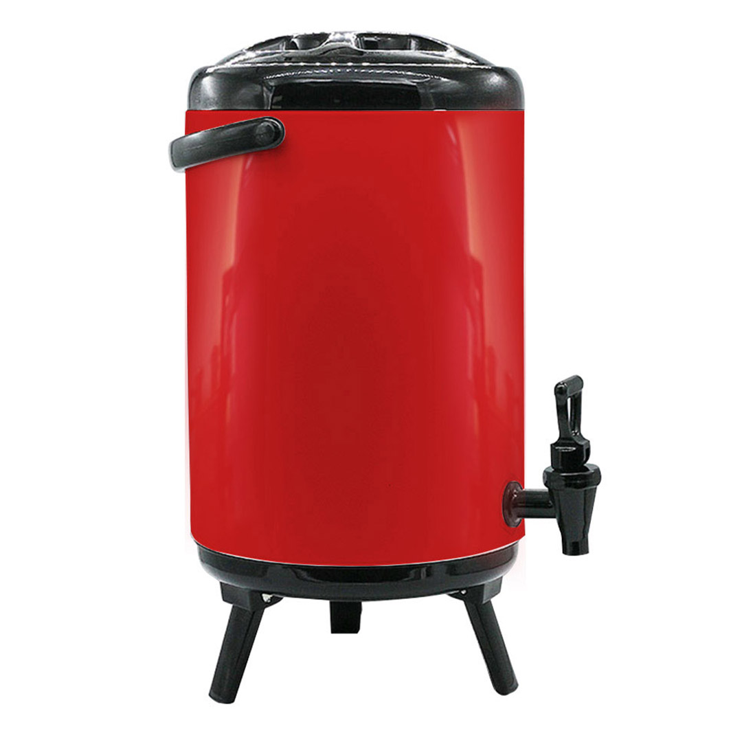 Soga 2X 8L Stainless Steel Insulated Milk Tea Barrel Hot And Cold Beverage Dispenser Container With Faucet Red, Home &Amp; Living, Kitchen &Amp; Dining, Barware, Spirit Dispensers, ,  - Nz Depot 4