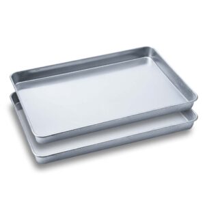 SOGA 2X Aluminium Oven Baking Pan Cooking Tray for Baker Gastronorm 60*40*5cm, Home & Living, Kitchen & Dining, Bakeware, Baking Trays, ,  - NZ DEPOT 1