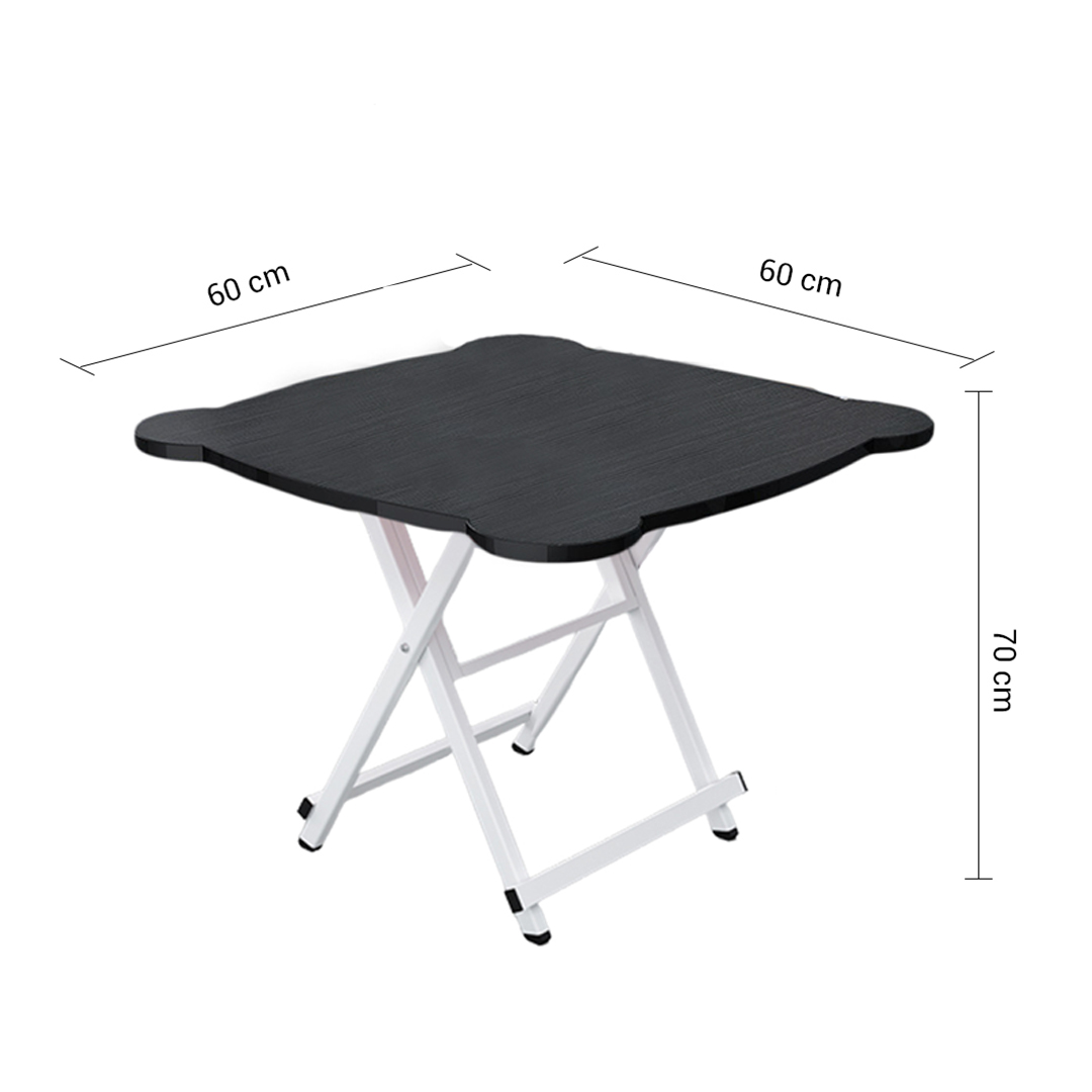 Soga 2X Black Minimalist Cat Ear Folding Table Indoor Outdoor Portable Stall Desk Home Decor, Furniture, Living Room Furniture, Tables, , ,  - Nz Depot 7