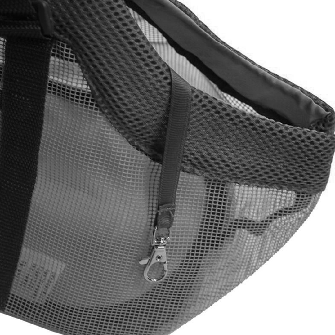 Soga 2X Black Pet Carrier Bag Breathable Net Mesh Tote Pouch Dog Cat Travel Essentials, Pet Supplies, Dogs, Carriers &Amp; Travel Products, , ,  - Nz Depot 7