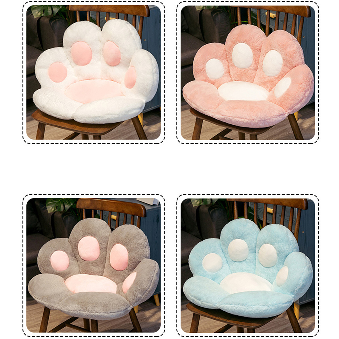 Soga 2X Blue Paw Shape Cushion Warm Lazy Sofa Decorative Pillow Backseat Plush Mat Home Decor, Furniture, Living Room Furniture, Occasional Chairs, , ,  - Nz Depot 9