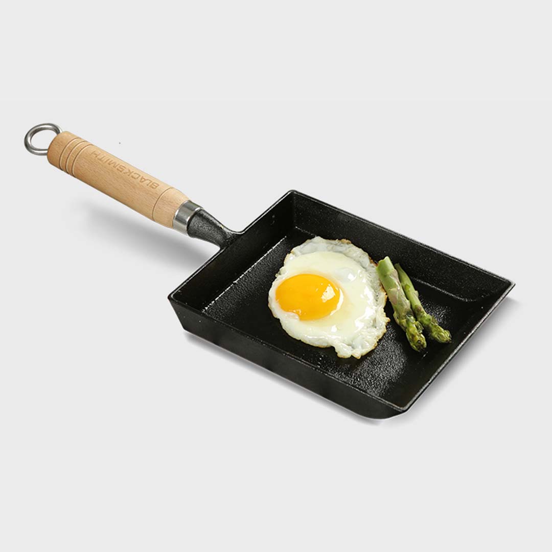 Soga 2X Cast Iron Tamagoyaki Japanese Omelette Egg Frying Skillet Fry Pan Wooden Handle, Home &Amp; Living, Kitchen &Amp; Dining, Cookware, Frying Pans, ,  - Nz Depot 2