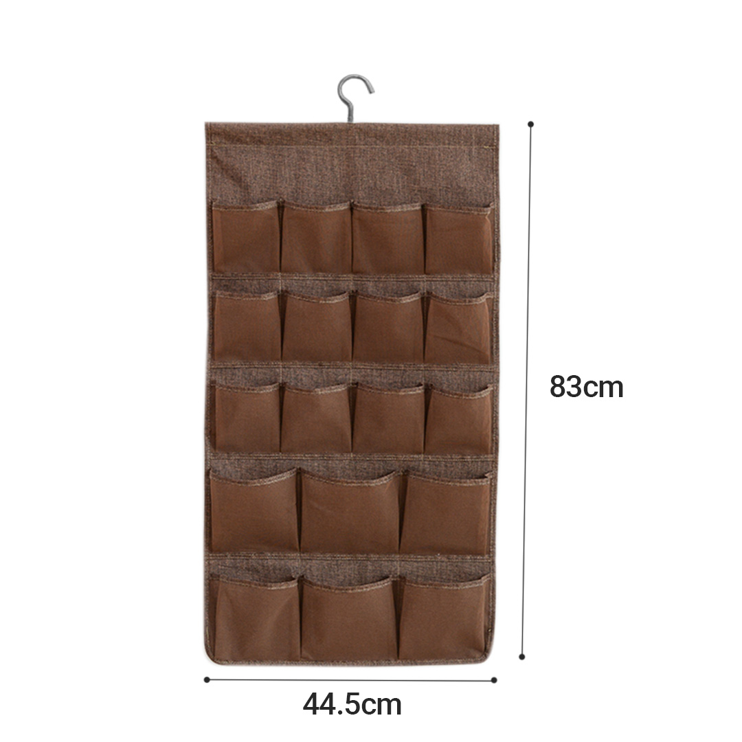 Soga 2X Coffee Double Sided Hanging Storage Bag Underwear Bra Socks Mesh Pocket Hanger Home Organiser, Furniture, Storage &Amp; Shelving, Home Storage, , ,  - Nz Depot 6