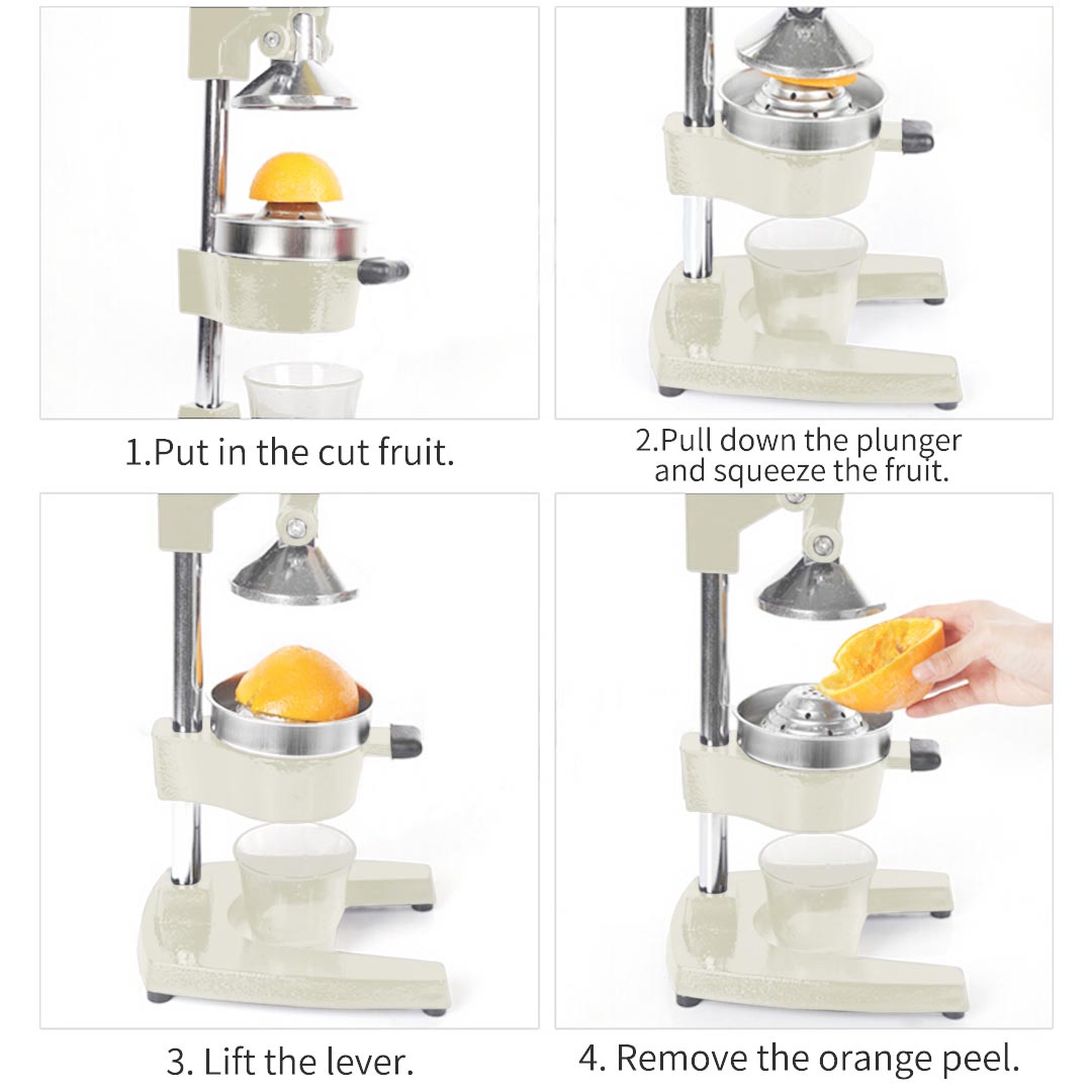 Soga 2X Commercial Manual Juicer Hand Press Juice Extractor Squeezer Orange Citrus White, Electronics &Amp; Appliances, Appliances, Small Kitchen Appliances, Coffee Machines &Amp; Beverages, Juicers,  - Nz Depot 6