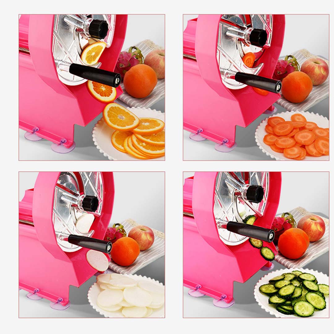 Soga 2X Commercial Manual Vegetable Fruit Slicer Kitchen Cutter Machine Pink, Home &Amp; Living, Kitchen &Amp; Dining, Kitchen Tools &Amp; Utensils, Graters, Peelers &Amp; Slicers, ,  - Nz Depot 9