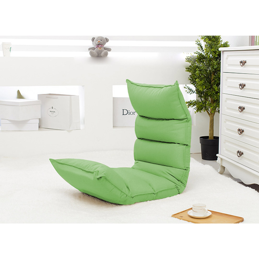 Soga 2X Foldable Tatami Floor Sofa Bed Meditation Lounge Chair Recliner Lazy Couch Green, Furniture, Living Room Furniture, Occasional Chairs, , ,  - Nz Depot 3