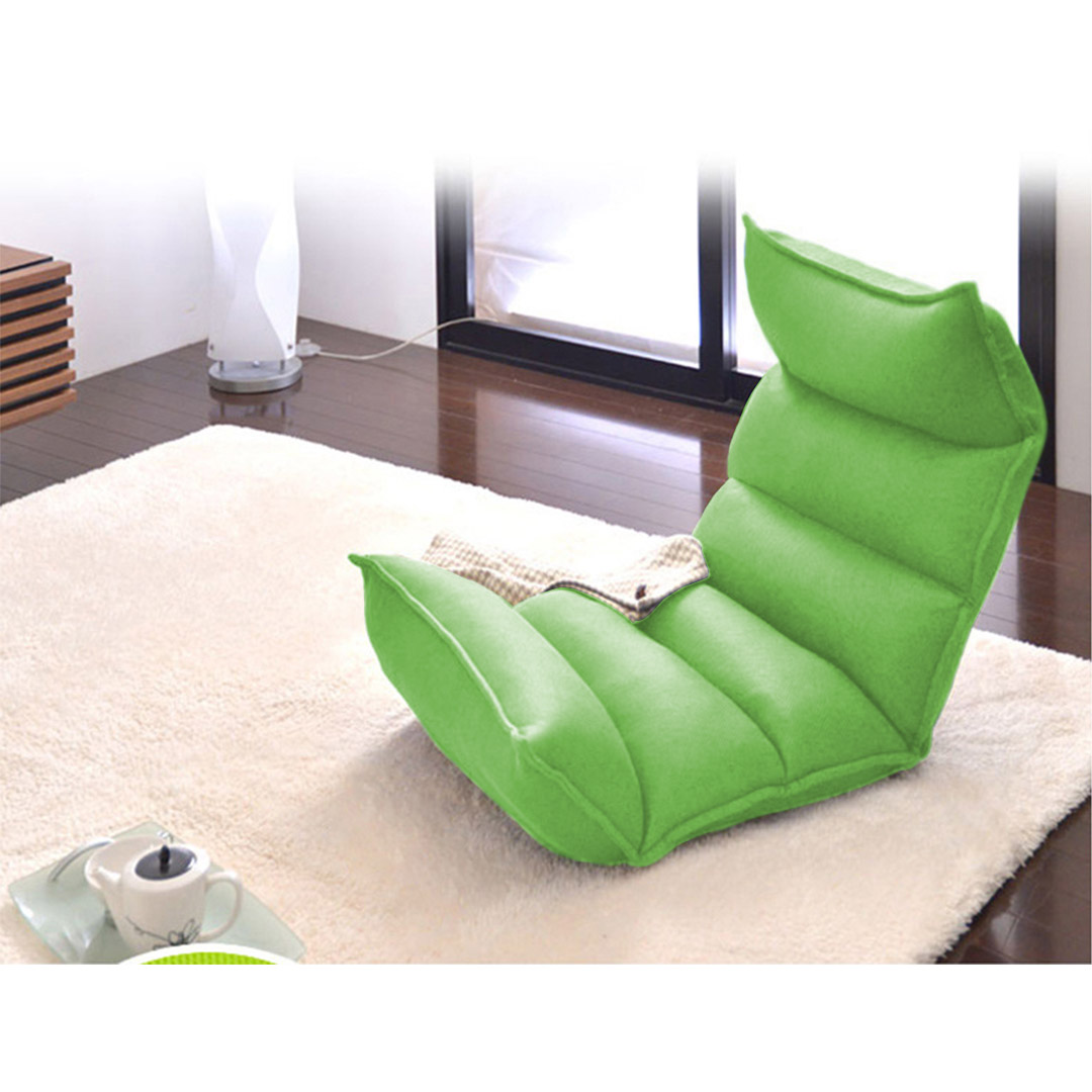 Soga 2X Foldable Tatami Floor Sofa Bed Meditation Lounge Chair Recliner Lazy Couch Green, Furniture, Living Room Furniture, Occasional Chairs, , ,  - Nz Depot 4