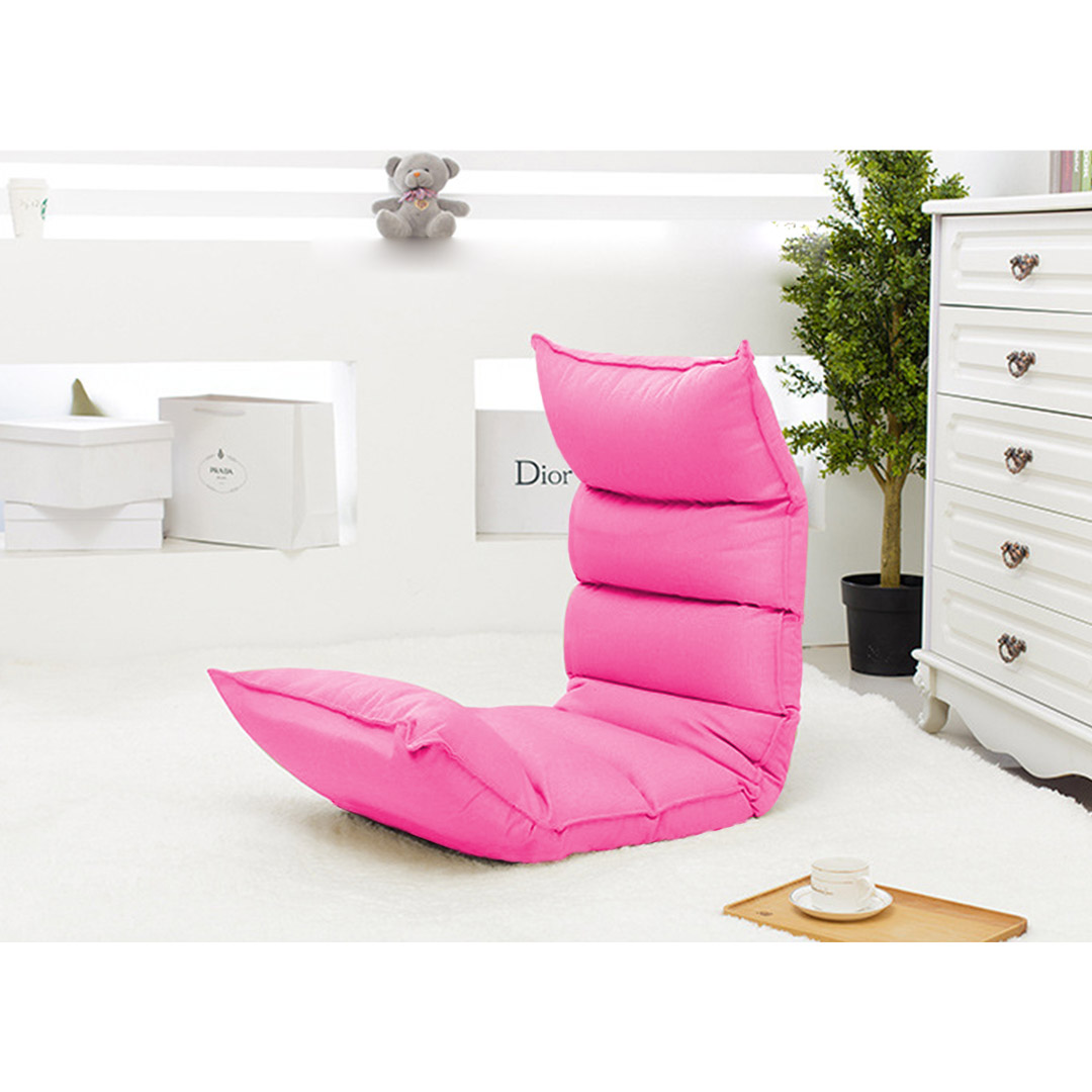 SOGA 2X Foldable Tatami Floor Sofa Bed Meditation Lounge Chair Recliner Lazy Couch Pink, Furniture, Living Room Furniture, Occasional Chairs, , ,  - NZ DEPOT 3