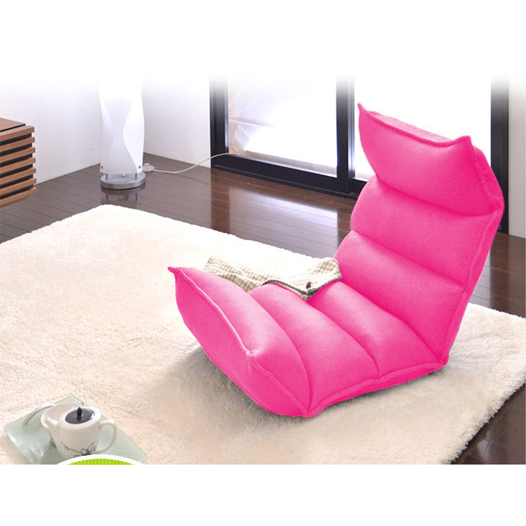 SOGA 2X Foldable Tatami Floor Sofa Bed Meditation Lounge Chair Recliner Lazy Couch Pink, Furniture, Living Room Furniture, Occasional Chairs, , ,  - NZ DEPOT 4