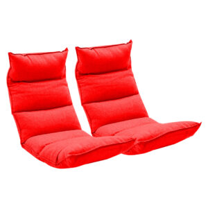 SOGA 2X Foldable Tatami Floor Sofa Bed Meditation Lounge Chair Recliner Lazy Couch Red NZ DEPOT - NZ DEPOT