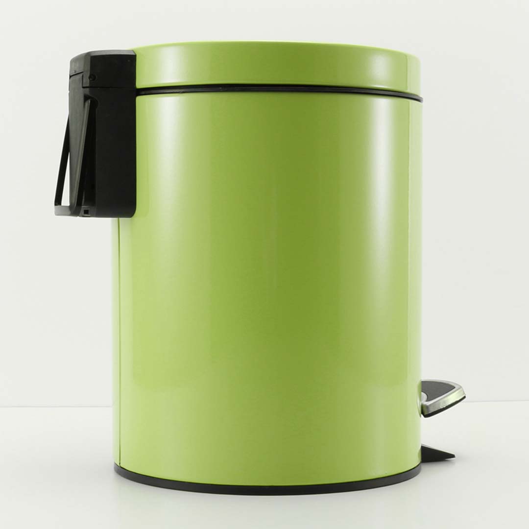 Soga 2X Foot Pedal Stainless Steel Rubbish Recycling Garbage Waste Trash Bin Round 12L Green, Home &Amp; Living, Kitchen &Amp; Dining, Kitchen Storage, Kitchen Bins, ,  - Nz Depot 3