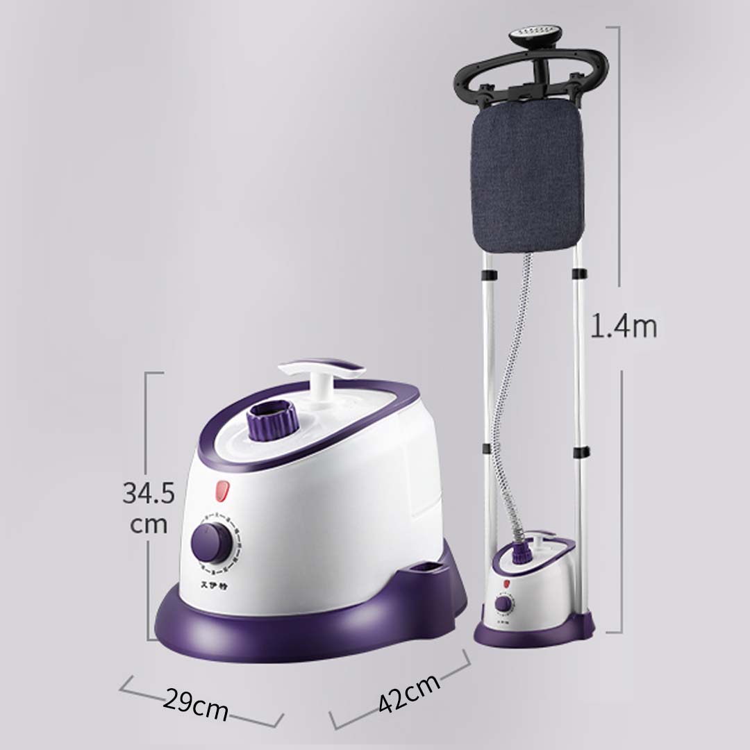 Soga 2X Garment Steamer Vertical Twin Pole Clothes 1700Ml 1800W Professional Steaming Kit Purple, Electronics &Amp; Appliances, Appliances, Small Home Appliances, Irons &Amp; Steam Stations, Garment Steamers,  - Nz Depot 2