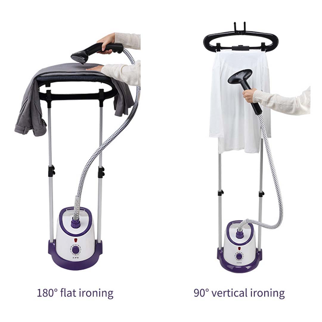 Soga 2X Garment Steamer Vertical Twin Pole Clothes 1700Ml 1800W Professional Steaming Kit Purple, Electronics &Amp; Appliances, Appliances, Small Home Appliances, Irons &Amp; Steam Stations, Garment Steamers,  - Nz Depot 4