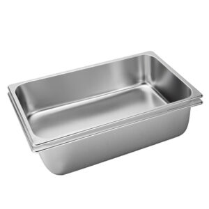 SOGA 2X Gastronorm GN Pan Full Size 1/1 GN Pan 15cm Deep Stainless Steel Tray, Home & Living, Kitchen & Dining, Bakeware, Baking Trays, ,  - NZ DEPOT 1