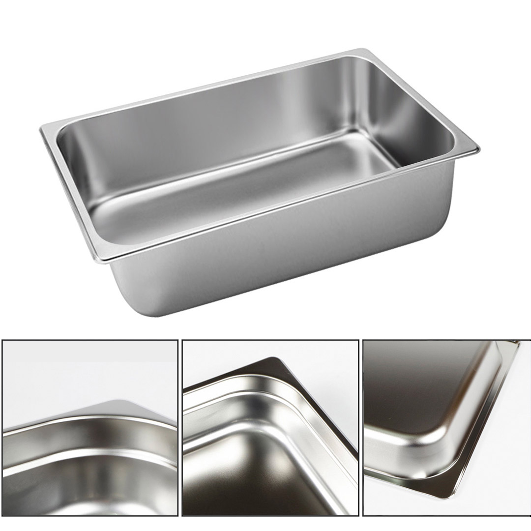 Soga 2X Gastronorm Gn Pan Full Size 1/1 Gn Pan 20Cm Deep Stainless Steel Tray, Home &Amp; Living, Kitchen &Amp; Dining, Bakeware, Baking Trays, ,  - Nz Depot 3