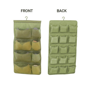 SOGA 2X Green Double Sided Hanging Storage Bag Underwear Bra Socks Mesh Pocket Hanger Home Organiser, Furniture, Storage & Shelving, Home Storage, , ,  - NZ DEPOT 2