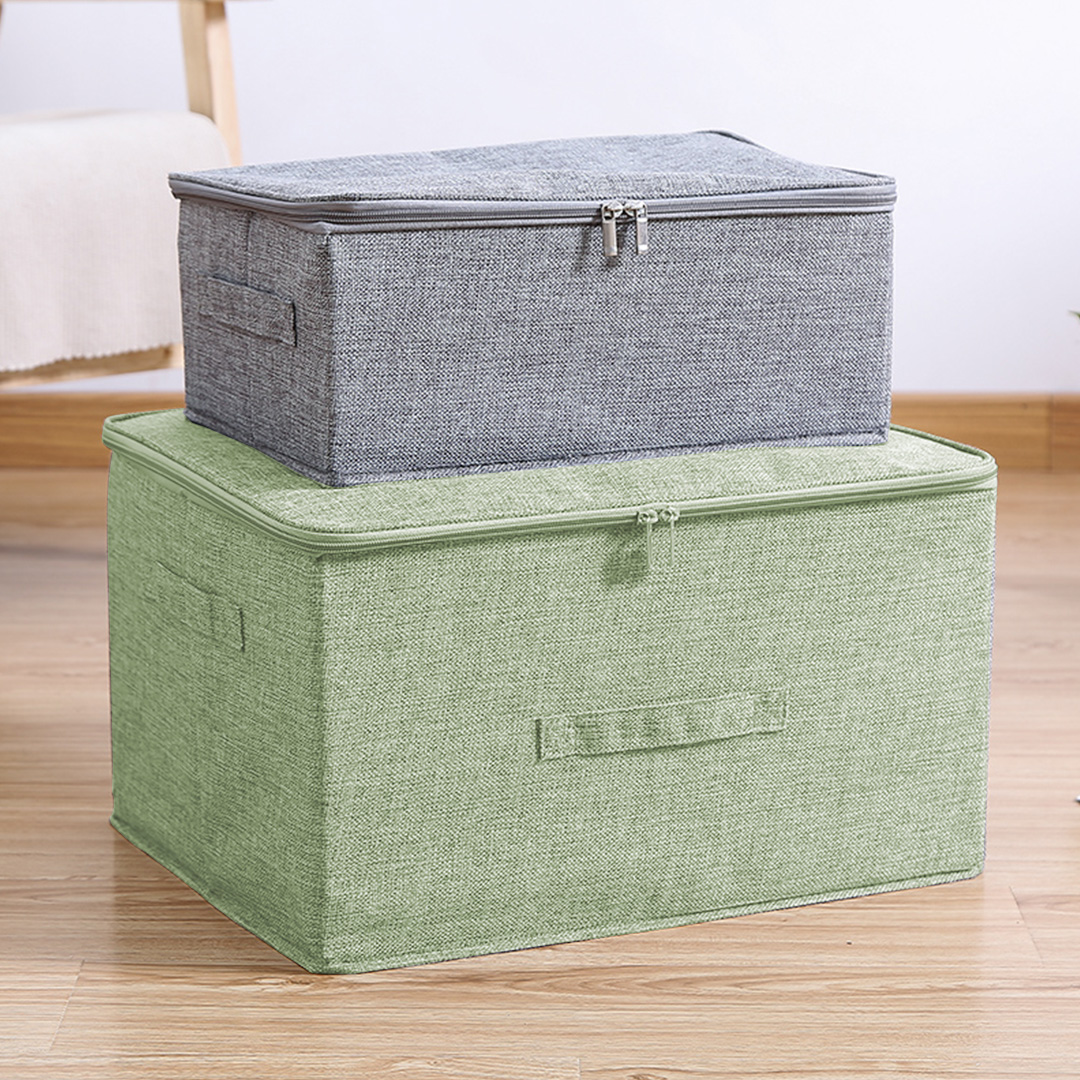 Soga 2X Green Large Portable Double Zipper Storage Box Moisture Proof Clothes Basket Foldable Home Organiser, Furniture, Storage &Amp; Shelving, Home Storage, , ,  - Nz Depot 4