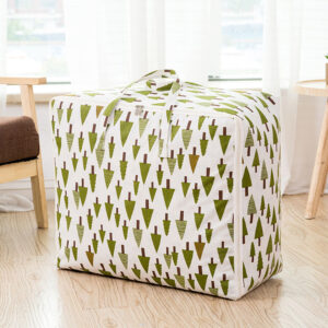 SOGA 2X Green Pine Tree Large Storage Luggage Bag Double Zipper Foldable Travel Organiser Essentials, Furniture, Storage & Shelving, Home Storage, , ,  - NZ DEPOT 2