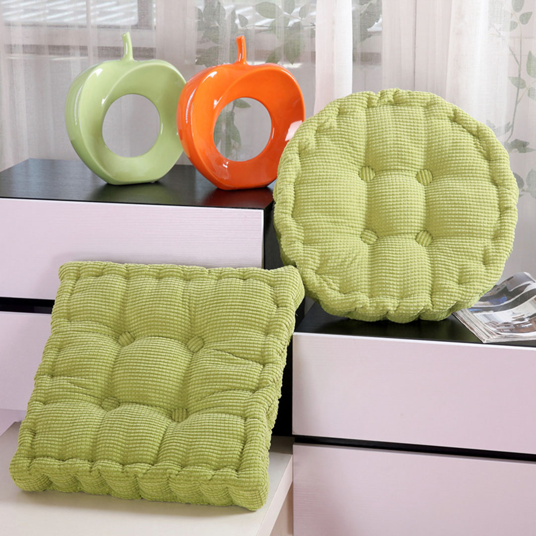 Soga 2X Green Round Cushion Soft Leaning Plush Backrest Throw Seat Pillow Home Office Decor, Furniture, Living Room Furniture, Occasional Chairs, , ,  - Nz Depot 2