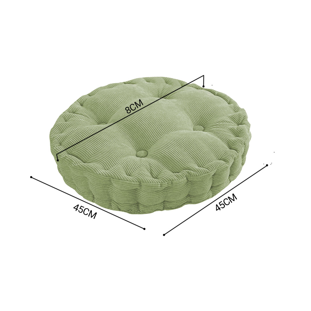 Soga 2X Green Round Cushion Soft Leaning Plush Backrest Throw Seat Pillow Home Office Decor, Furniture, Living Room Furniture, Occasional Chairs, , ,  - Nz Depot 5