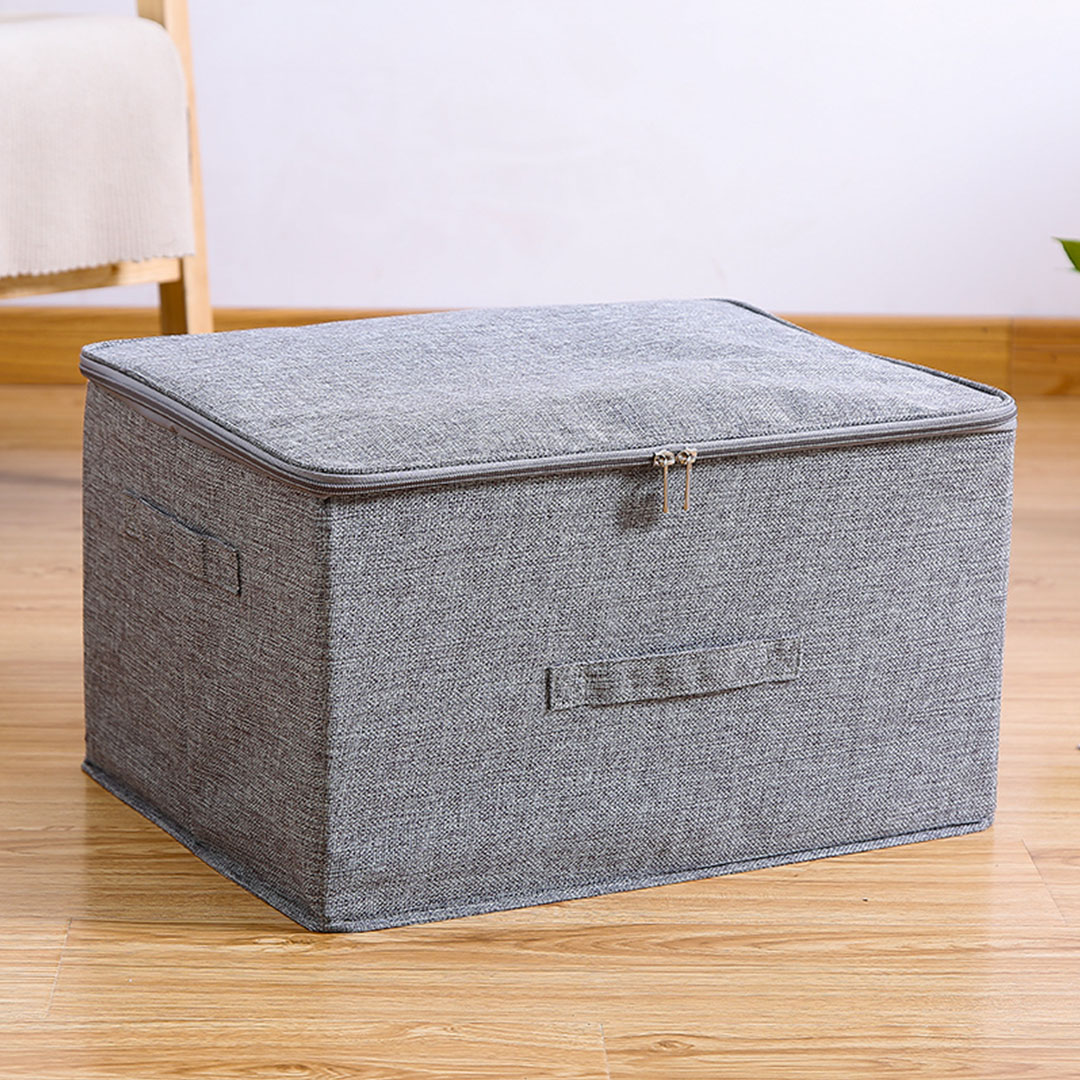 Soga 2X Grey Large Portable Double Zipper Storage Box Moisture Proof Clothes Basket Foldable Home Organiser, Furniture, Storage &Amp; Shelving, Home Storage, , ,  - Nz Depot 3